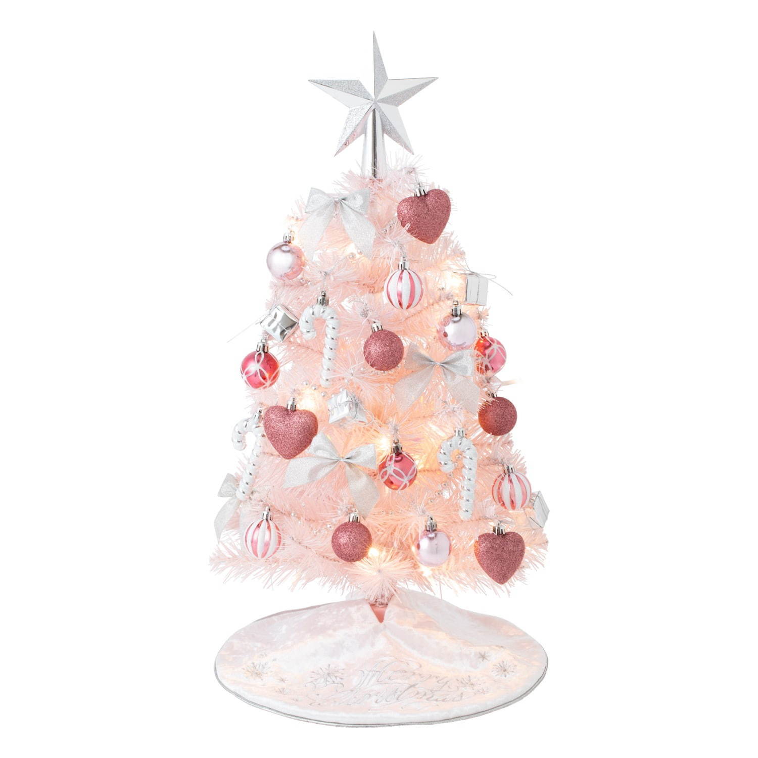 フランフラン“ピンク”のクリスマスツリーに新作ミニサイズ、ハート＆リボンのオーナメント｜写真2