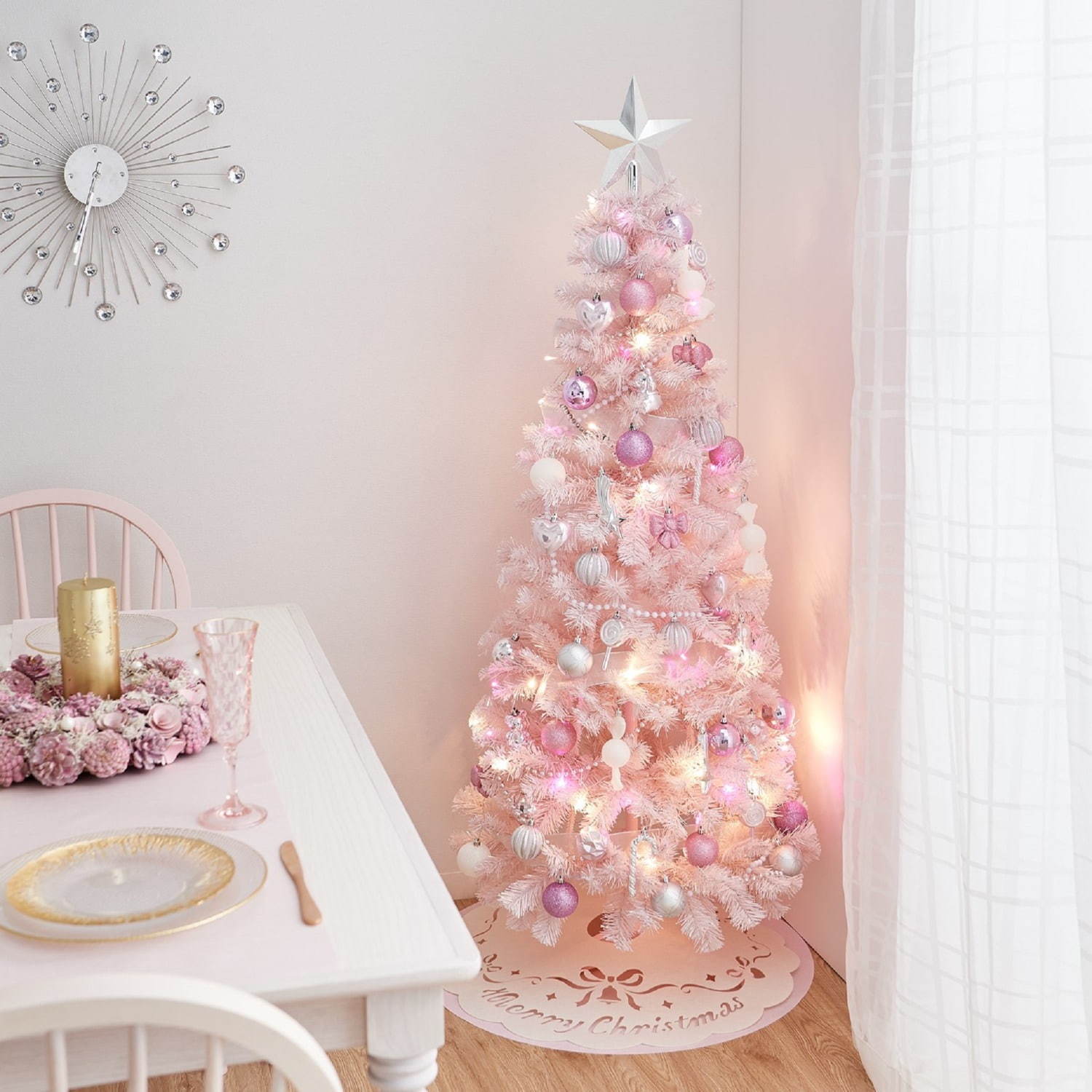 フランフラン“ピンク”のクリスマスツリーに新作ミニサイズ、ハート＆リボンのオーナメント｜写真17