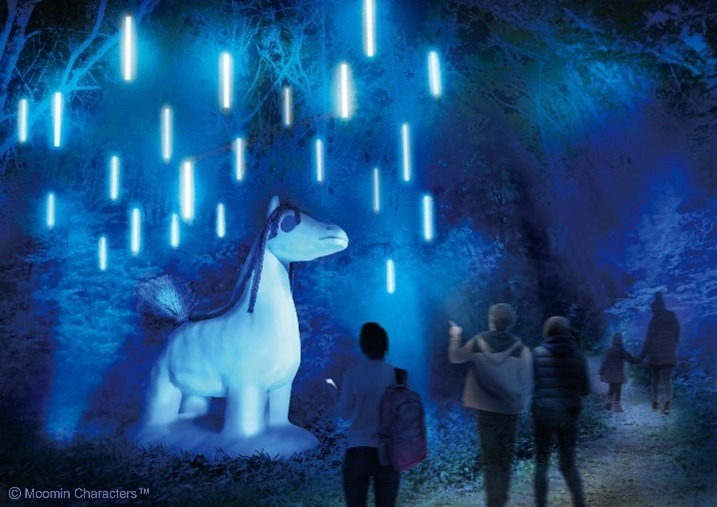 ムーミンバレーパーク“音と光”を楽しむ冬の新感覚アトラクション「アドベンチャーウォーク」｜写真3
