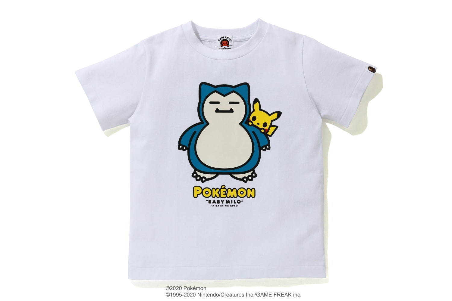 写真101 117 ポケモン ア ベイシング エイプ ベイビーマイロ風ポケモンtシャツやピカチュウの耳付きフーディー ファッションプレス