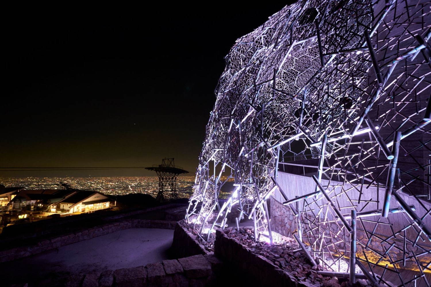 六甲山光のアートイベント、1000万ドルの夜景＆『枕草子』着想の雪景色イメージでライトアップ｜写真2