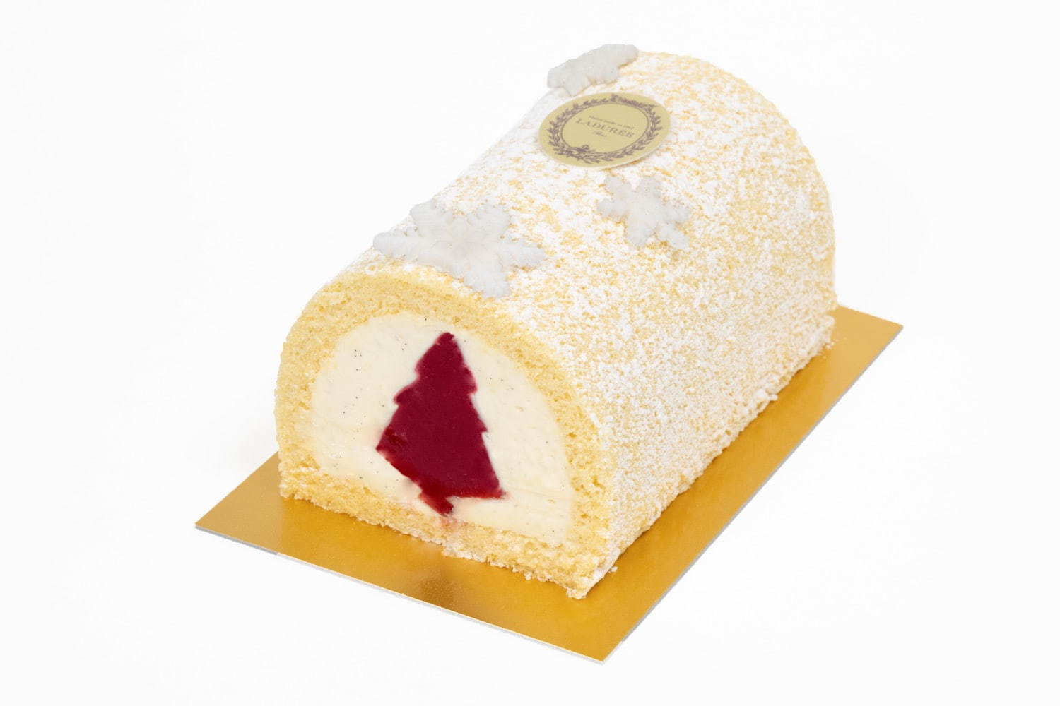 ラデュレのクリスマスケーキ2020、“ブラン・マンジェ”をイメージしたビュッシュ・ド・ノエルなど｜写真6