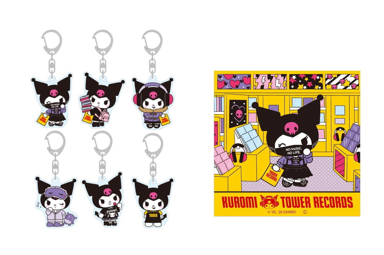 サンリオのクロミ タワーレコード タワレコのエプロン を纏うクロミのタオルや限定tシャツ ファッションプレス サンリオのクロミ タワーレコード タワレコのエプロン を纏うクロミのタオルや限定tシャツ ファッションプレス