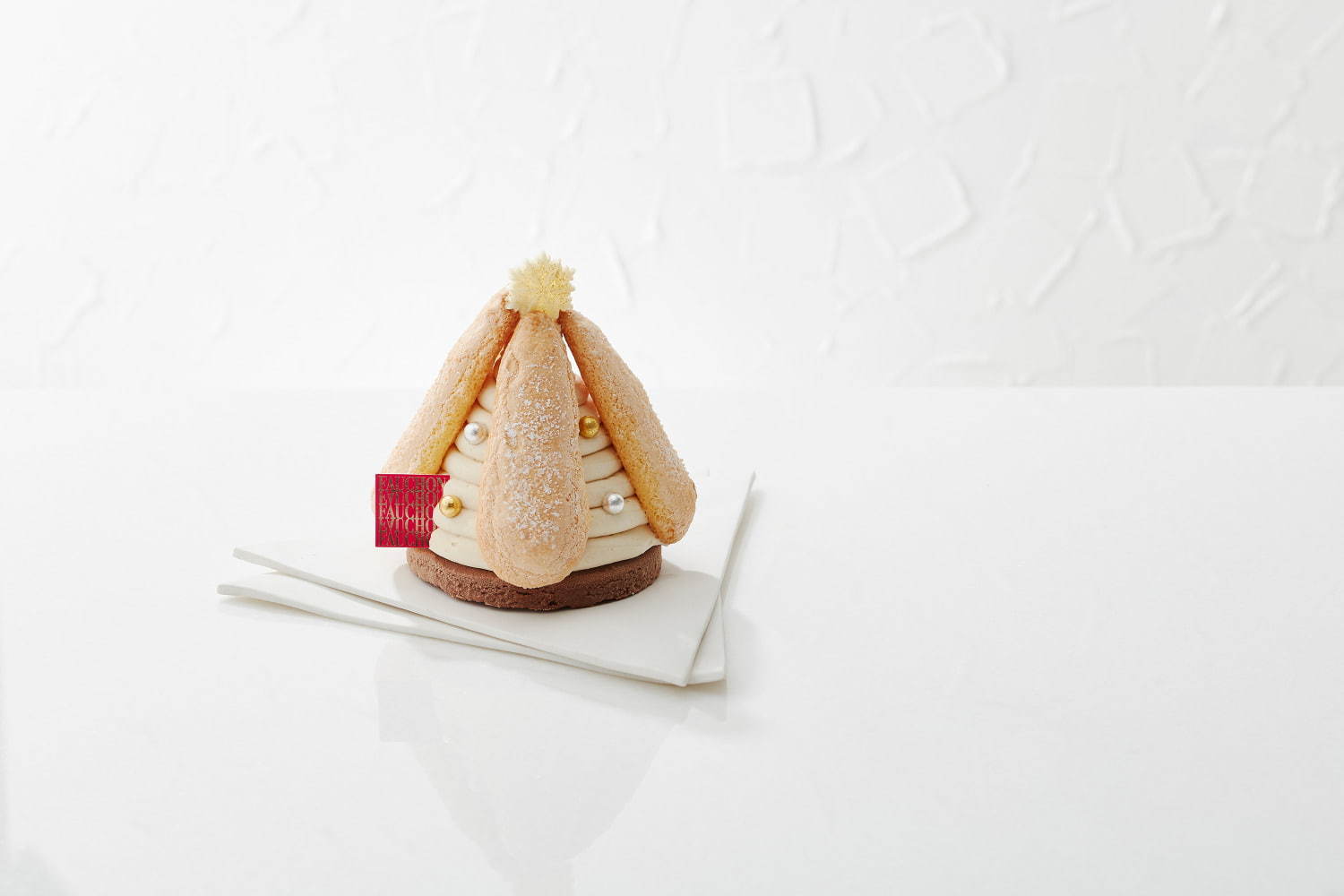 フォションのクリスマスケーキ2020、ツリーをモチーフにしたパールショコラ煌めくスイーツ｜写真3