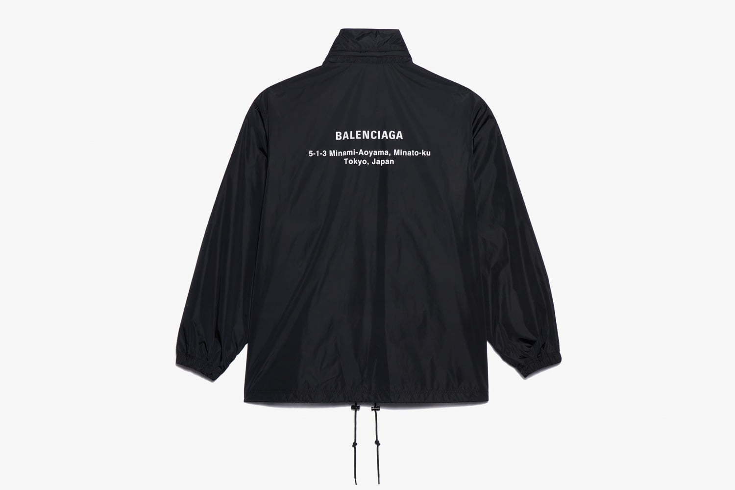 ト*ル様 BALENCIAGA レインジャケット バレンシアガ 青山がリオープン、ストアアドレス入り限定レイン