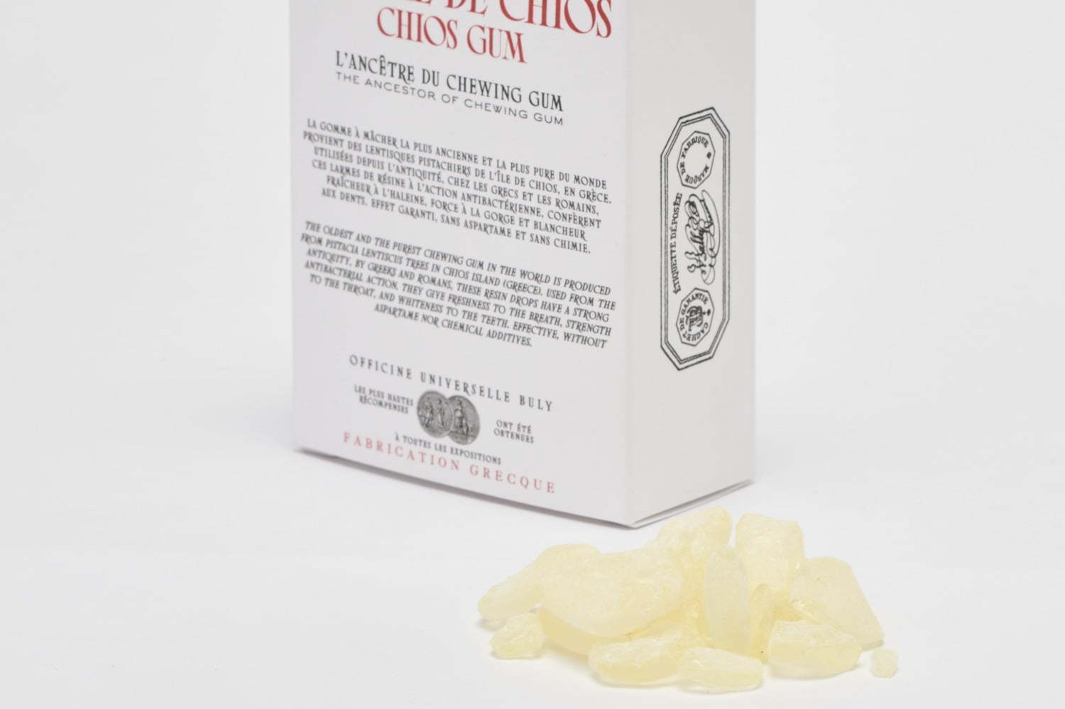 オーガニックコスメ｜オフィシーヌ・ユニヴェルセル・ビュリー「キオス・マスティハ」“世界最古”の天然歯磨きガム