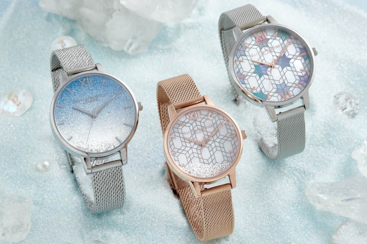 オリビア・バートンの新作腕時計「アイス クイーン」凍てつく湖の 
