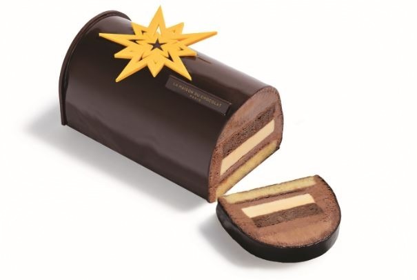 ＜ラ・メゾン・デュ・ショコラ＞“クラッカーの音”着想のクリスマスケーキ