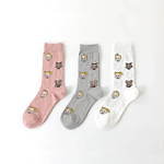 靴下屋×オサムグッズのコラボ靴下第2弾 - “ぽかぽか”ボーダー柄＆キャラ総柄ソックスなど｜写真4