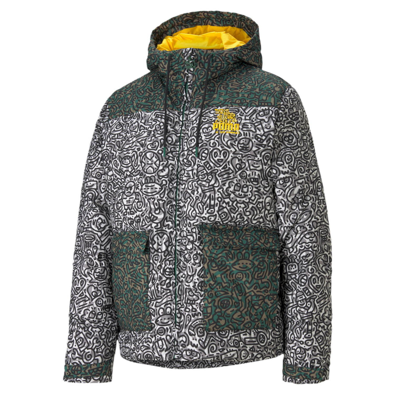 PUMA x MR DOODLE ウィメンズ AOP パッファー ジャケット 27,500円(税込)