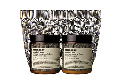 イソップとマリメッコがコラボした「サウナ デュエット」 - ヴェラッモ柄のコットンバッグ付き