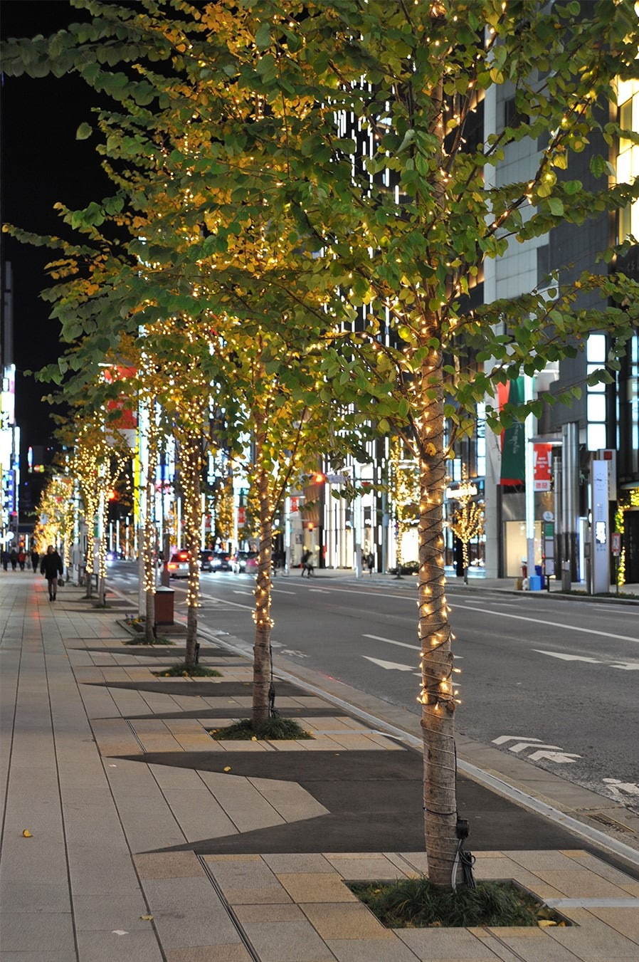 銀座のイルミネーション、中央通りや晴海通りの街路樹が光に包まれる - 銀座三越に新ビュースポット誕生｜写真1