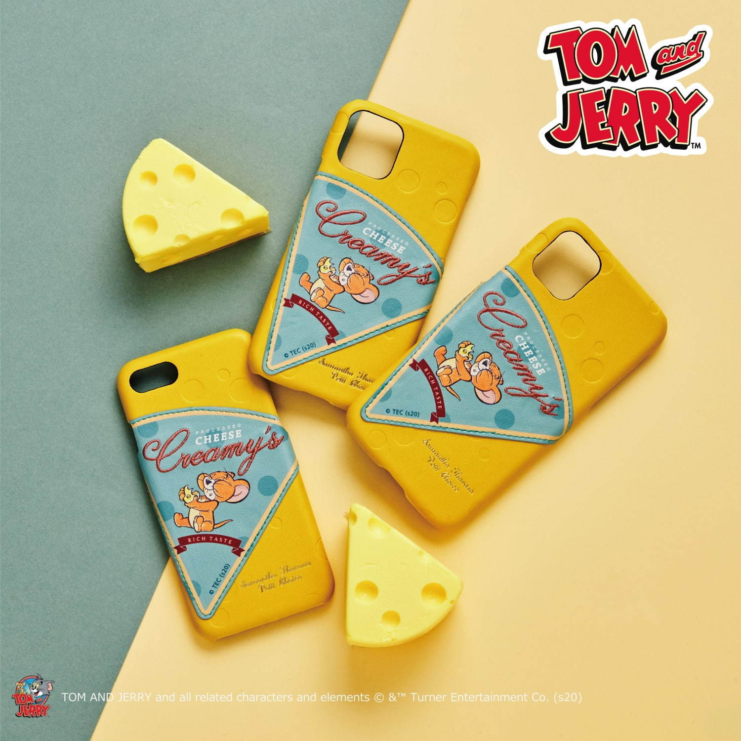 サマンサタバサプチチョイス「トムとジェリー」穴あきチーズの型押し長財布やレザー小物など | 写真