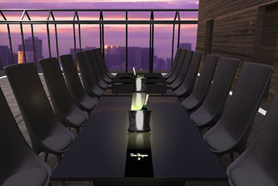 アペリティーボ｜ブルガリ銀座タワー最上階がドン ペリニヨンのラウンジバーに