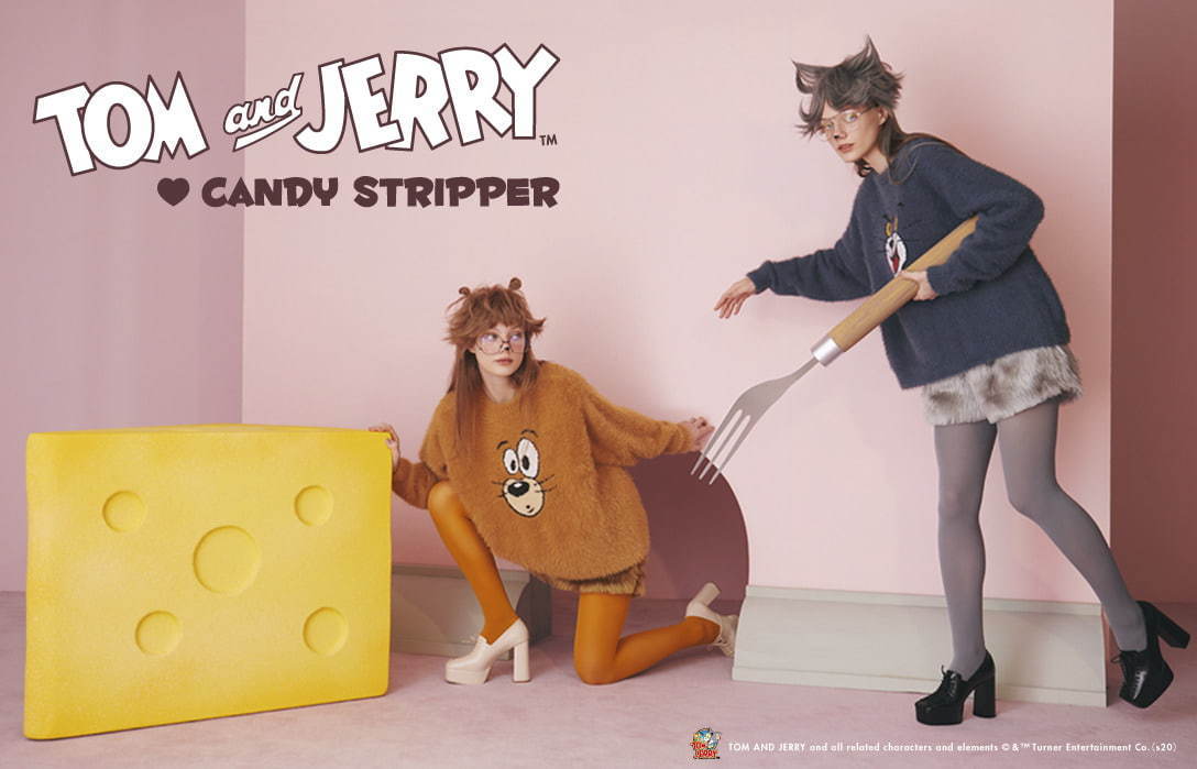 キャンディ ストリッパー トムとジェリー ドタバタ劇 プリントのフーディやふわふわニット ファッションプレス