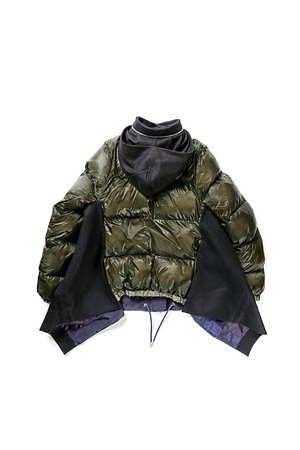 sacai“メルトン×パファー”ジャケット&ポーターとのコラボバッグ