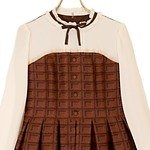 エミリーテンプルキュート“チョコレート”柄ワンピース、ミントやミルクの板チョコテキスタイル｜写真18