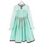 エミリーテンプルキュート“チョコレート”柄ワンピース、ミントやミルクの板チョコテキスタイル｜写真4