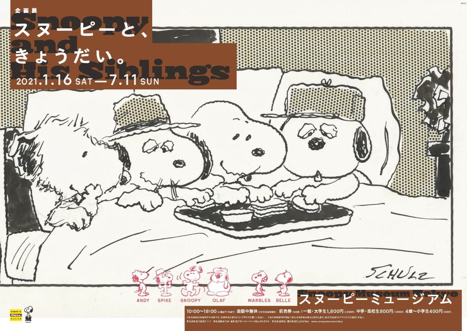 企画展メインビジュアル
© Peanuts Worldwide LLC