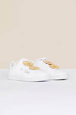 パトゥ×ルコック スポルティフ“真実の口”着想の真鍮を配したウィメンズスニーカー｜写真9