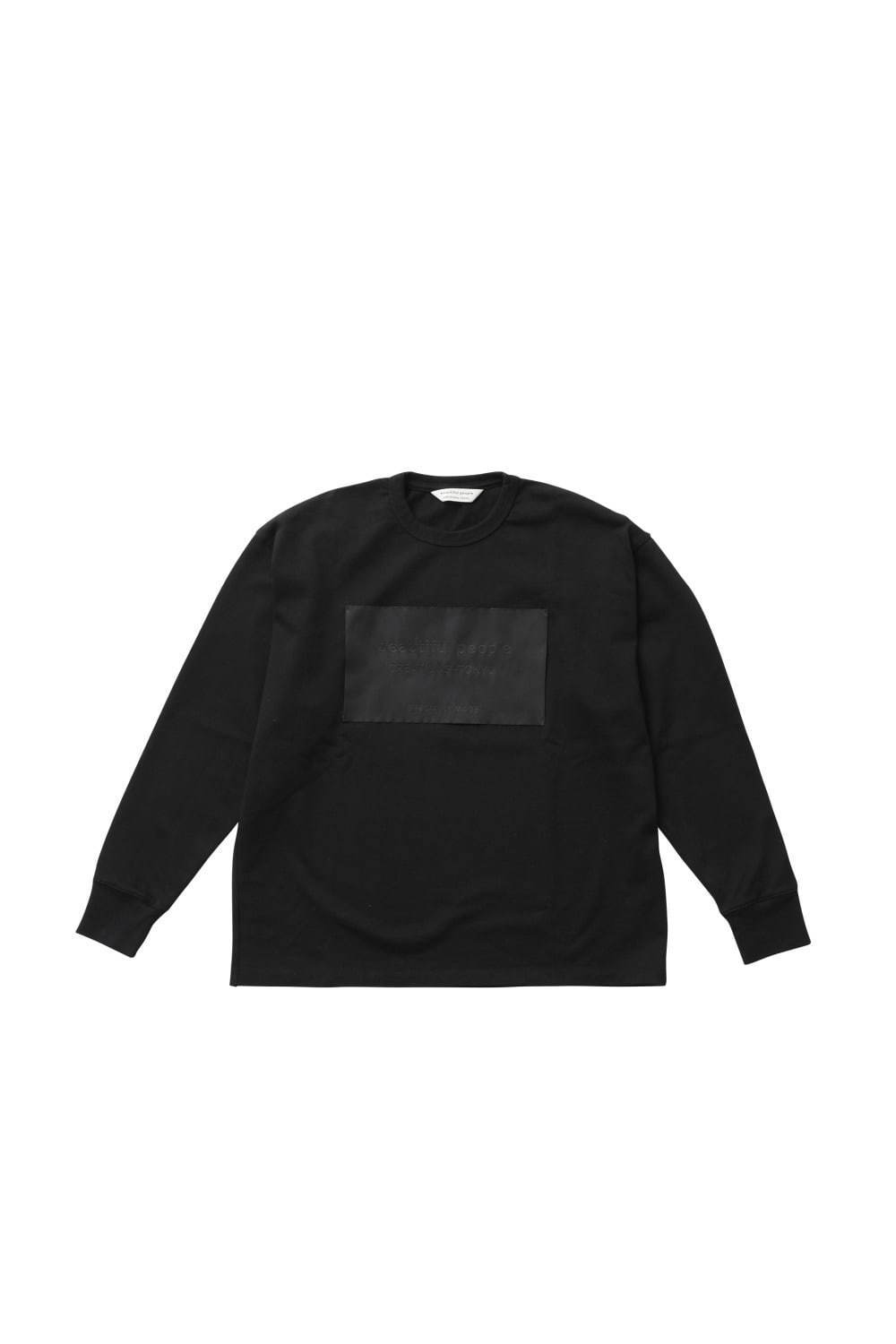 ビューティフルピープル、ブラックロゴの“真っ黒”Tシャツ＆トートバッグ｜写真3