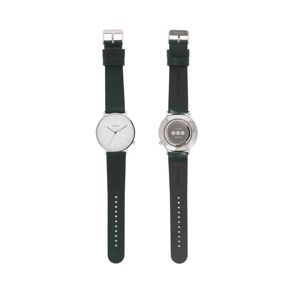 コモノの新作腕時計"カスタム"できる2色ベルト付きギフトボックス、バーガンディや深みグリーン｜写真4