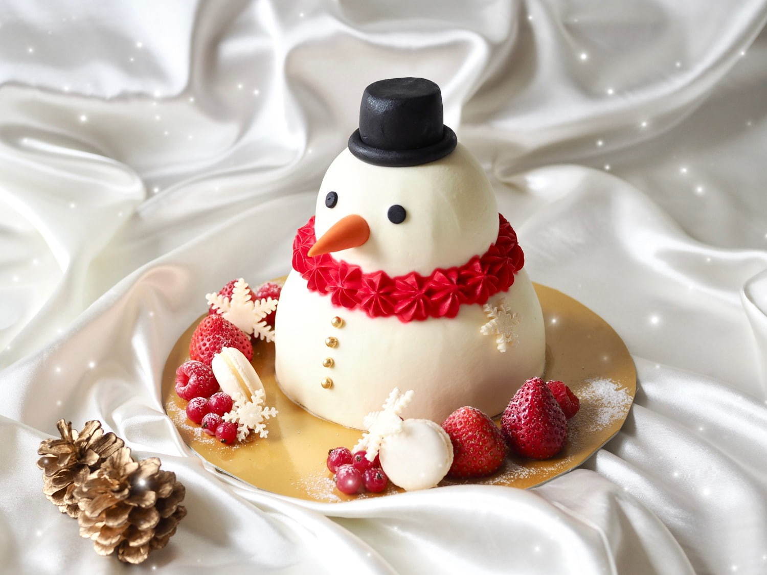 写真1 5 オーダーメイドケーキ専門店 ボンスイーツ のクリスマスケーキ 雪だるま ツリーを模って ファッションプレス