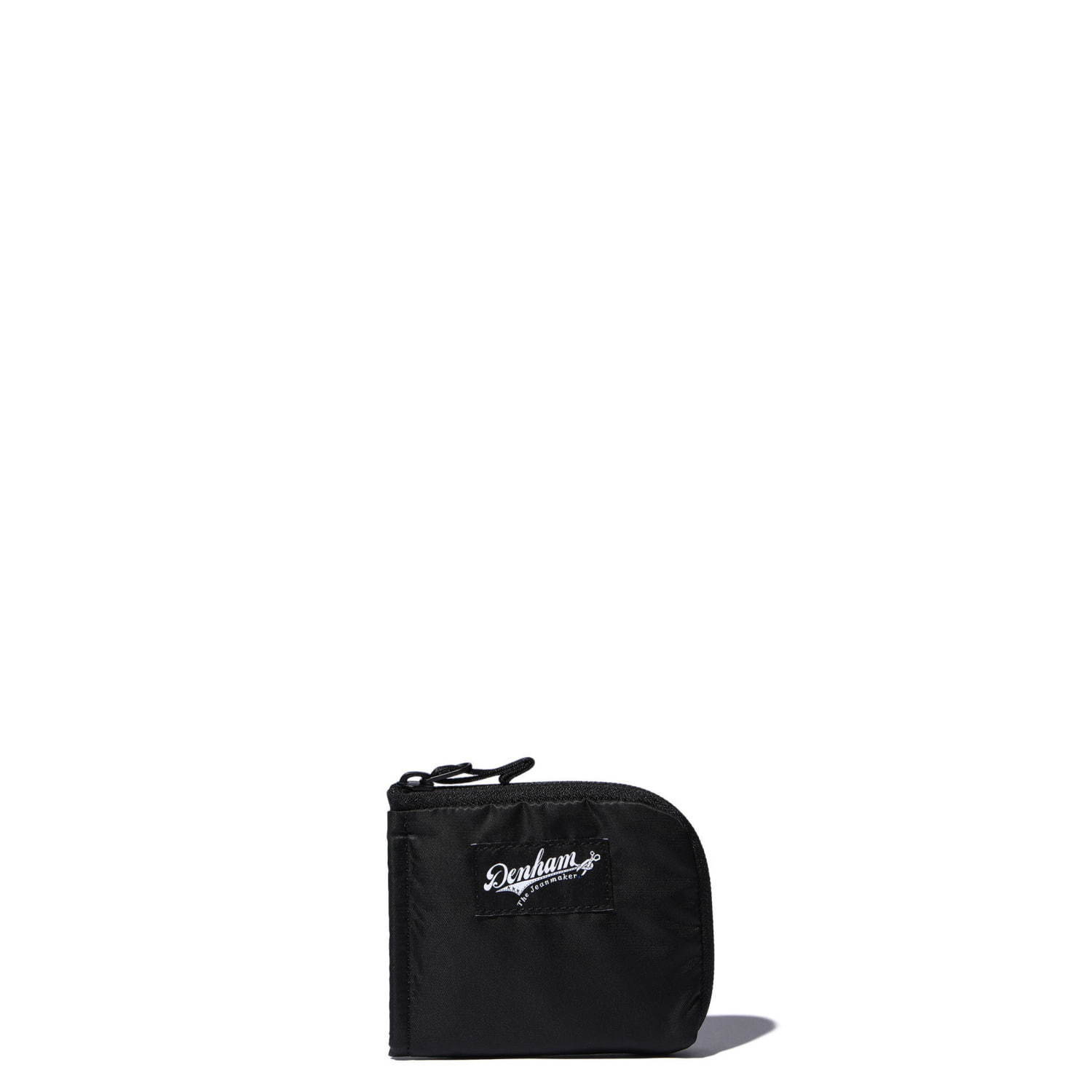 デンハム×ラミダスのバッグ＆財布"オールブラック"のナイロン素材で、2WAY仕様のポーチも｜写真4