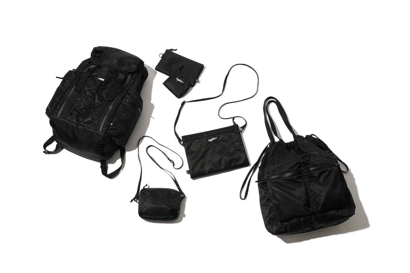 アンダーカバー×ラミダスのバッグ、グラフィックプリントを配した黒 