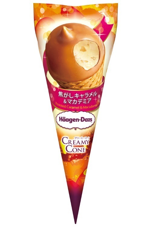 ハーゲンダッツ(Häagen-Dazs) クリーミーコーン 焦がしキャラメル＆マカデミア｜写真1