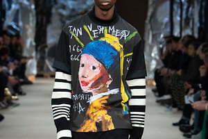 ニール バレット、オランダ人著名画家の絵画にインスパイアされたアートコラージュTシャツ