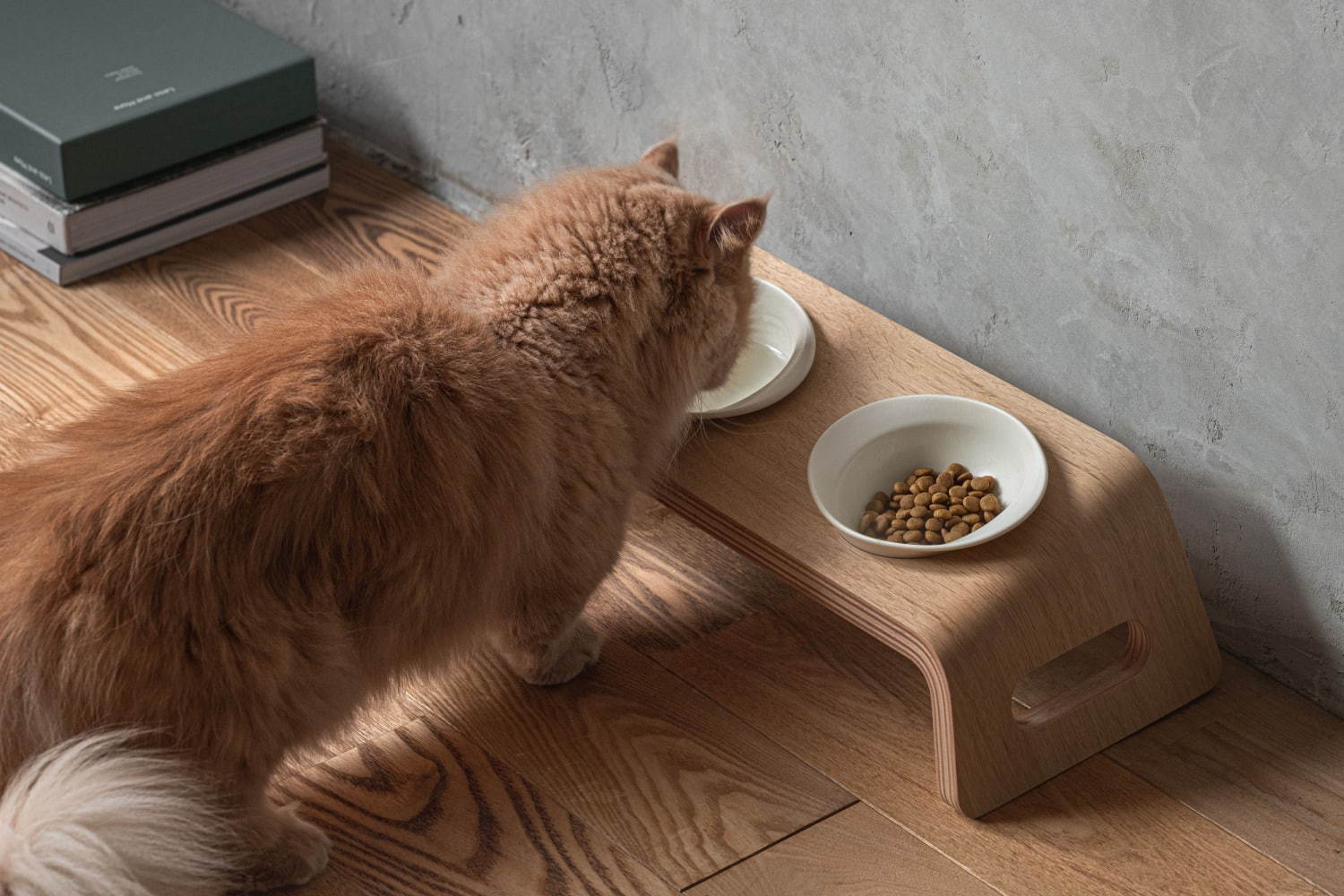 猫用木製家具ブランド「カリモクキャット」“猫が心地よく食事できる”キャットテーブル新登場｜写真10