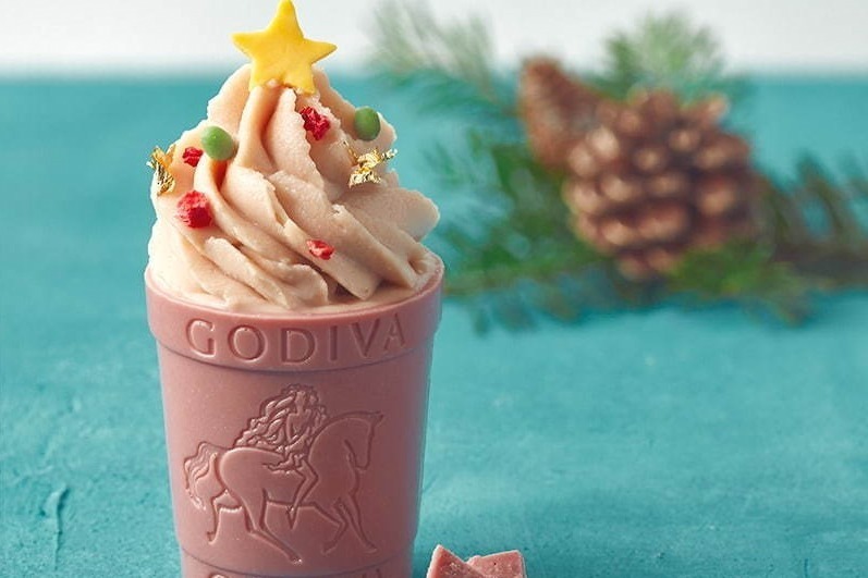 クリスマス｜アトリエ ドゥ ゴディバから、ルビーチョコのクープショコラやオーナメント型ケーキなど限定スイーツ