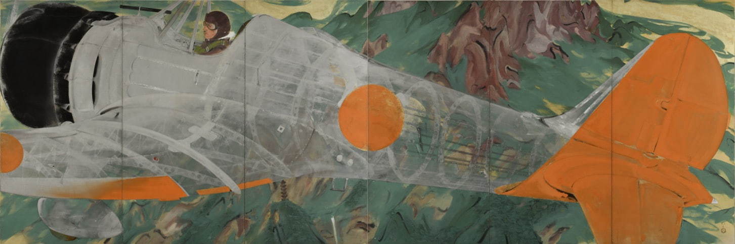 川端龍子《香炉峰》1939年、紙本着色、大田区立龍子記念館蔵