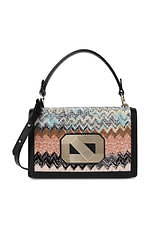 美品　MISSONI　ミッソーニ　マルチカラー　ジグザグショルダーバッグ 美品 MISSONI ミッソーニ マルチカラー ジグザグショルダー