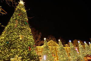 ハウステンボス 光の街のクリスマス イルミネーション輝くクリスマスタウンや夜空を彩る花火 ファッションプレス