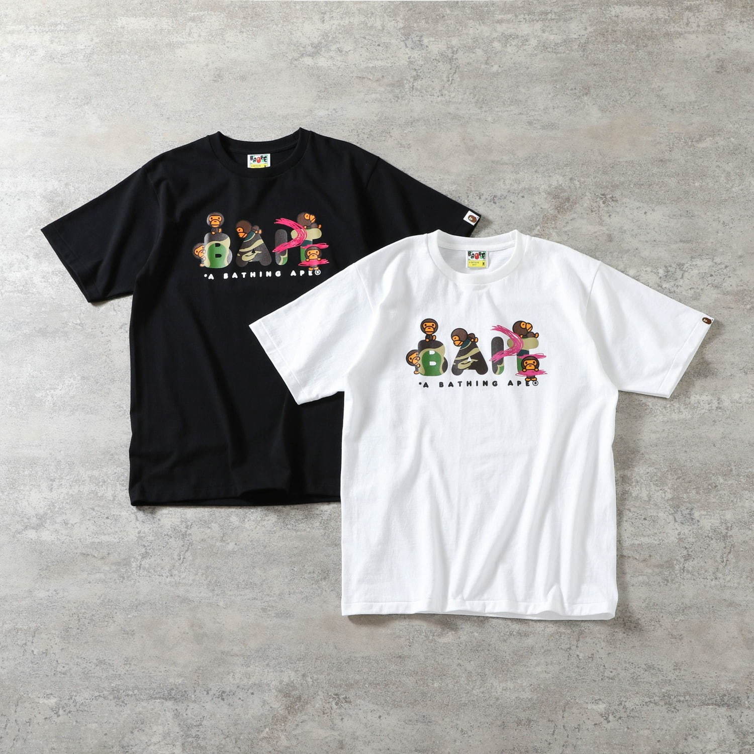 A BATHING APE アベイシングエイプ グラフィック Tシャツ イタリア