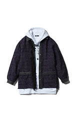 ディーゼルのクリスマス、鮮やかなペイントのデニムジャケット＆ベルベット風デニムスカート｜写真9