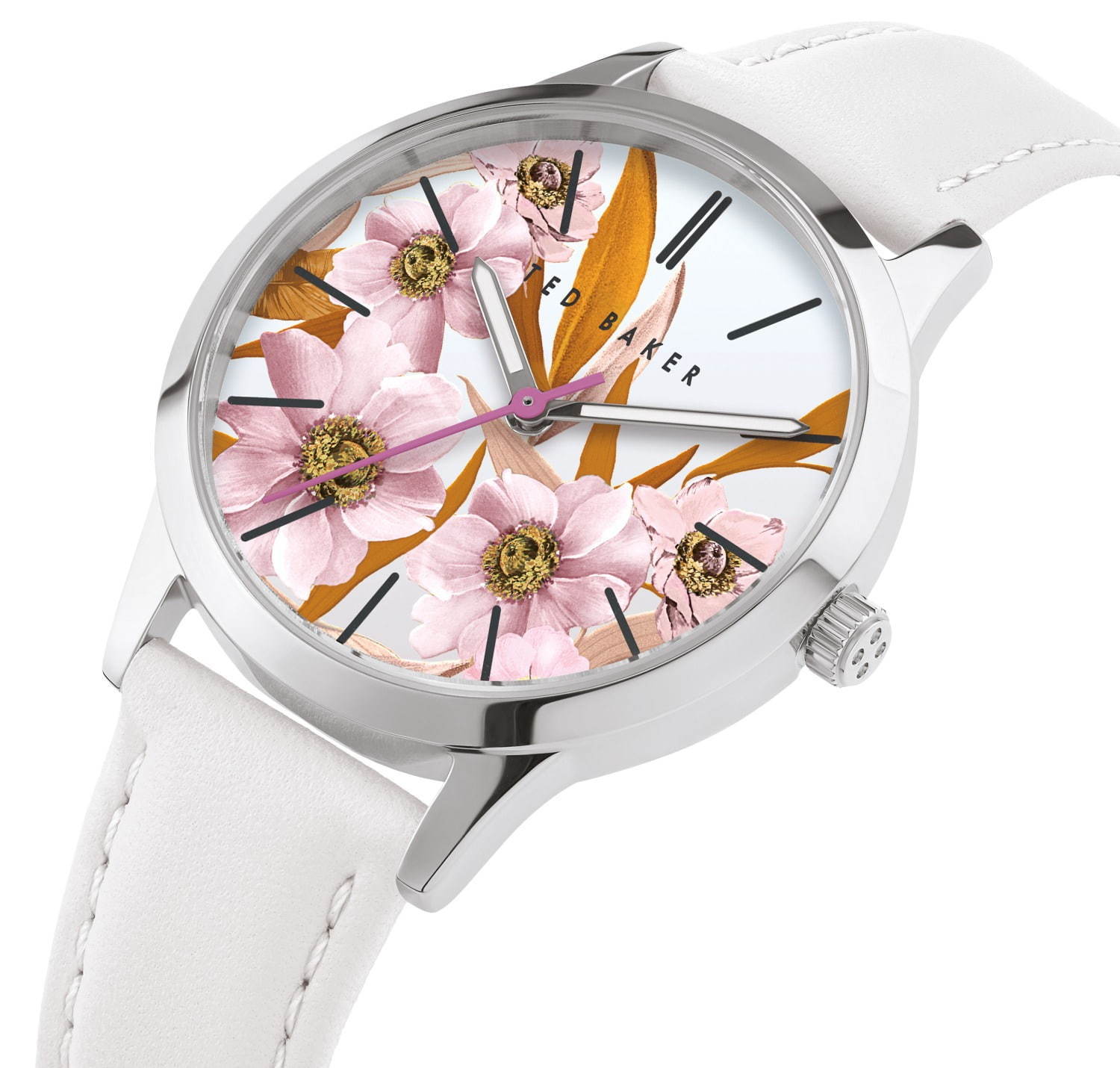 テッドベーカー“ロンドンの街”イメージの新作腕時計、鮮やかな花々を描いた上品な文字盤｜写真6