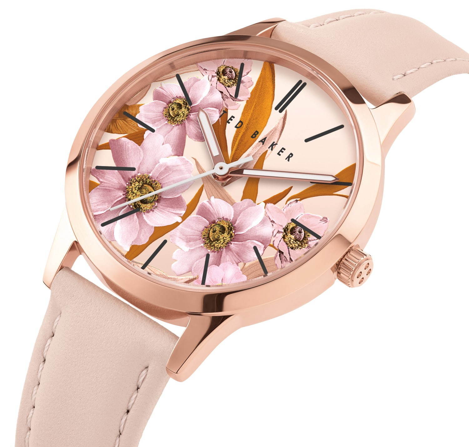テッドベーカー“ロンドンの街”イメージの新作腕時計、鮮やかな花々を描いた上品な文字盤｜写真8