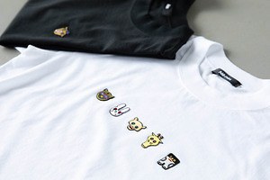 ネ・ネットから動物モチーフのワッペン付きTシャツ＆ハンドタオル、ネコ人やゾウ人など全17種