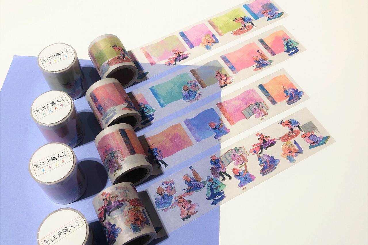江戸時代｜歌川国芳の“浮世絵”雑貨「モダン江戸職人づくし」銀座 蔦屋書店で、十二支クッキー型やマスキングテープ