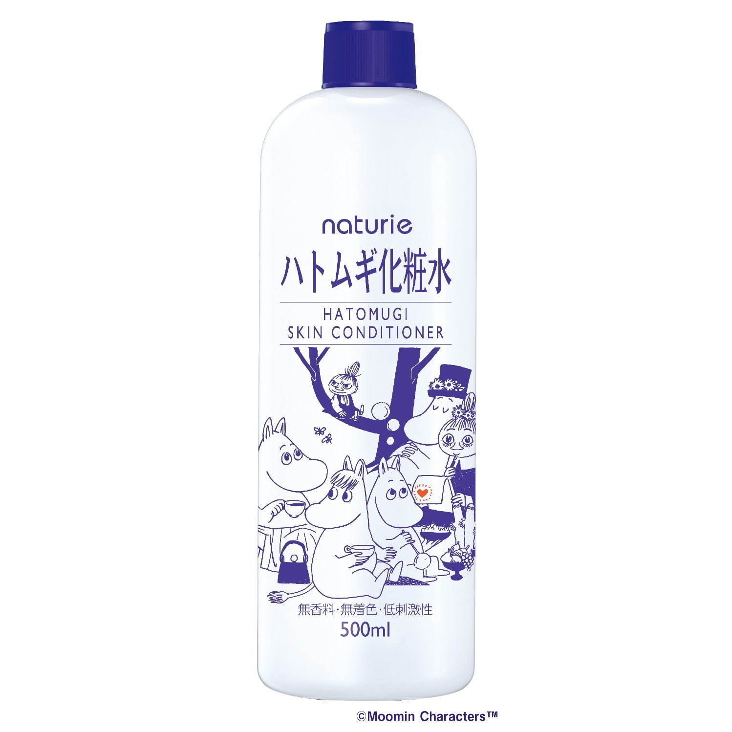 ナチュリエ ハトムギ化粧水 限定ムーミンデザイン 500ml 715円(税込)