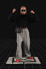 バレンシアガ 21年フォールコレクション、衣服と共に時を渡り歩く｜写真21