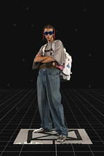 バレンシアガ 21年フォールコレクション、衣服と共に時を渡り歩く｜写真37