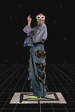 バレンシアガ 21年フォールコレクション、衣服と共に時を渡り歩く｜写真38