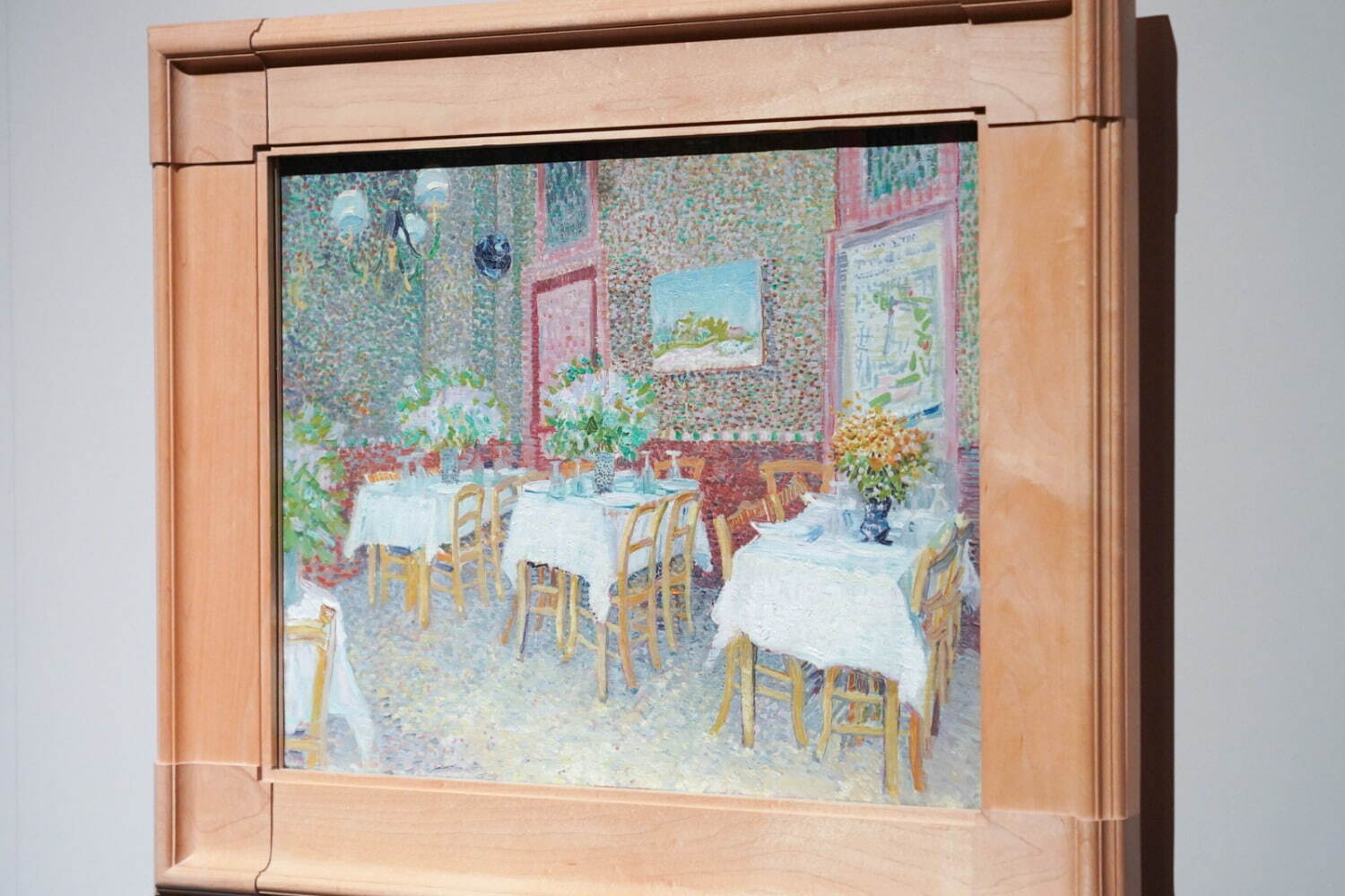 フィンセント・ファン・ゴッホ《レストランの内部》1887年夏 油彩、カンヴァス 45.5×56cm クレラー=ミュラー美術館蔵