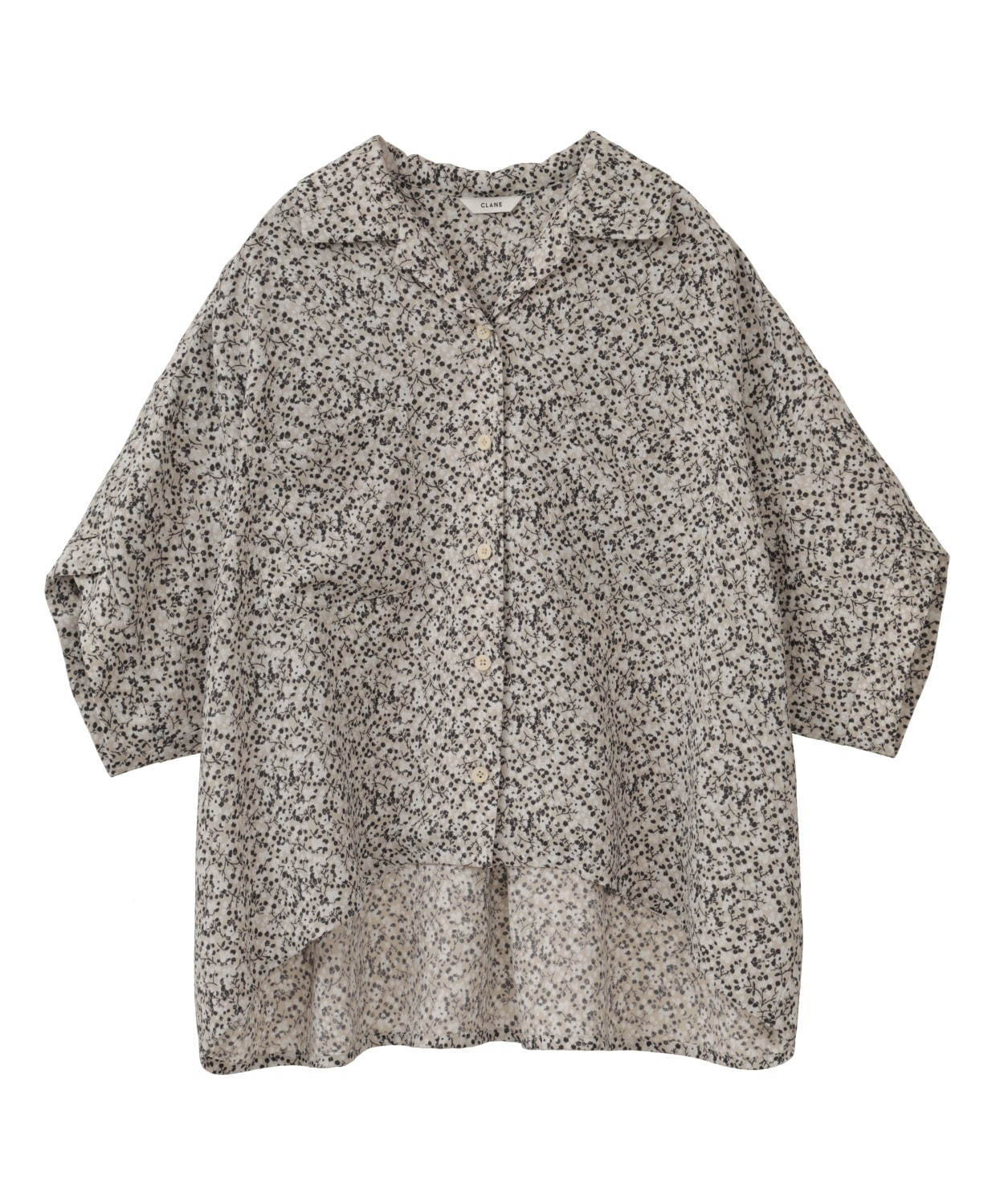 MINAMI TANAKA×CLANE CIRCLE FLOWER SHIRT 14,000円＋税