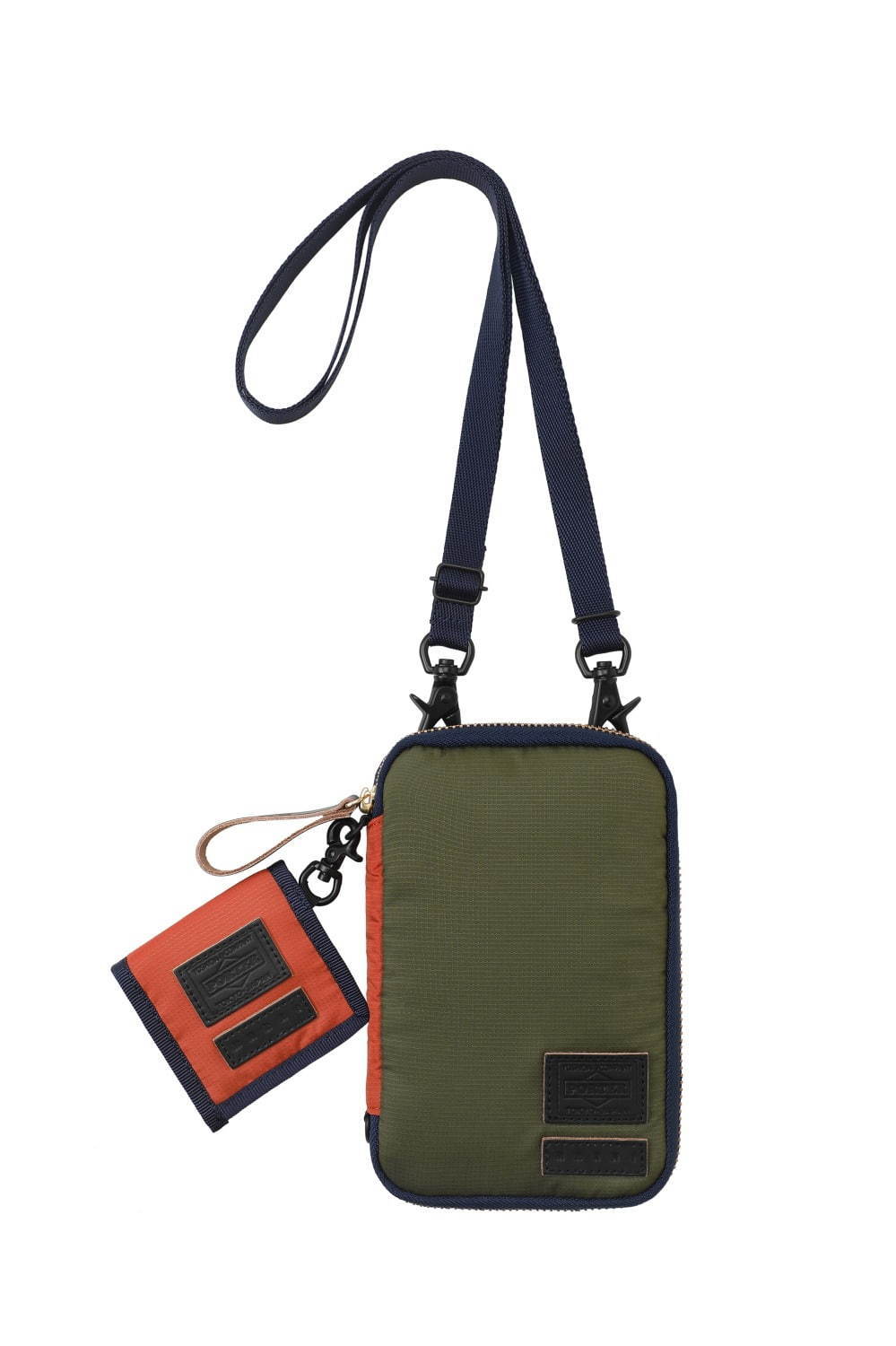 PORTER × MARNI holding zip wallet