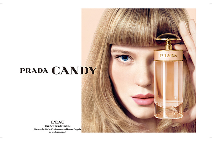 プラダから新作香水「キャンディー ロー」が登場 - キャンペーンモデルはレア・セドゥ | 写真